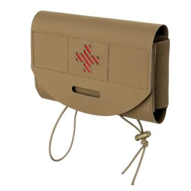 Imagem de Bolsa médica tática MOLLE EMT bolsa de primeiros socorros IFAK bolsa utilitária portátil para trauma 500D nylon para cinto tático e colete (marrom coiote)