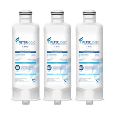 Imagem de Filterlogic DA97-17376B Substituição para Samsung® HAF-QIN, HAF-QIN/EXP, DA97-17376B, DA97-08006C, RF23M8090SR, RF27T5201SR, RF28R7351SR, RF28R7201SR/AA, filtro de água de geladeira, pacote com 3