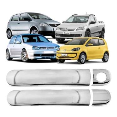 Imagem de Aplique Maçaneta Cromado Fox Gol Saveiro G5 G6 G7 03 a 21 - Shekparts