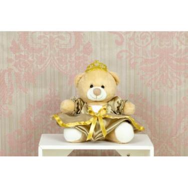 Imagem de URSO DE PELUCIA TEDDE - PRINCESA 12 CM (PRINCESA CAQUI)