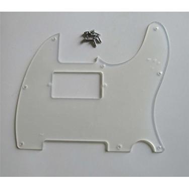 Imagem de KAISH Clear 8 Hole Tele Guitar Humbucker Pick Guard TL Pickguard para EUA/México Telecaster/Tele Transparente