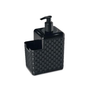 Imagem de Porta Detergente e Esponja Preto com Bico Dosador Preto - ARQPLAST, Pr