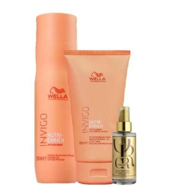 Imagem de Wella Professionals Invigo Nutri-Enrich Shampoo 250ml Mascara Express 