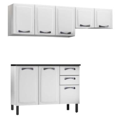 Imagem de Conjunto Cozinha Modulada 3 Peças Itatiaia New Premium Aço 8 Portas 2 