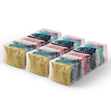 Imagem de Comeiamas Organizadoras Gaveta E Mala Roupas Pequenas 10 unidade - Bea