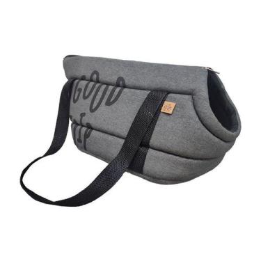 Imagem de Bolsa de Transporte Fábrica Pet Aberta New Collection Preto para Cães 