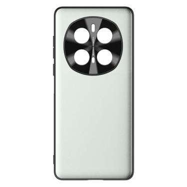 Imagem de POYUFRG Capa de couro liso para Honor Magic 7 Pro/7, capa de telefone com proteção de lente, capa de proteção contra choque ultra fina e leve, verde, 7