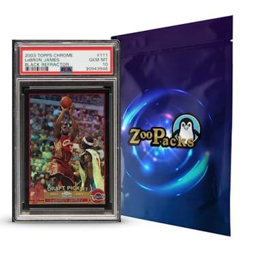 Imagem de PSA Basketball Graded Card Mystery Power Pack | 1 PSA Graded Basketball Card & 1 Pack of Cards | Grade 8+ Guaranteed | Contains One Graded Vintage, Rookie, Legend or Current Star | by Zoo Packs