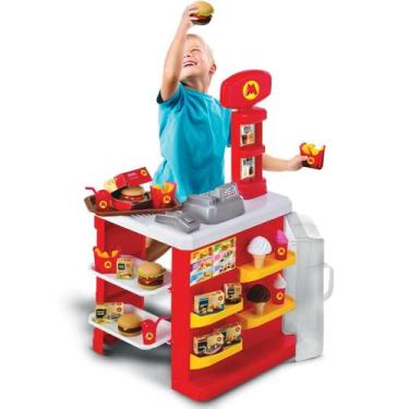 Imagem de Lanchonete Infantil Fast Food Hamburguer 8046 - Magic Toys