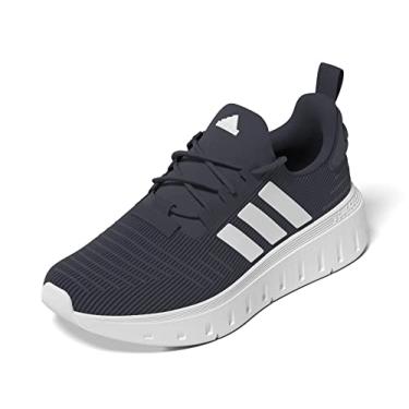 Imagem de adidas Tênis infantil unissex Swift Run 23, Azul marinho/branco, 17