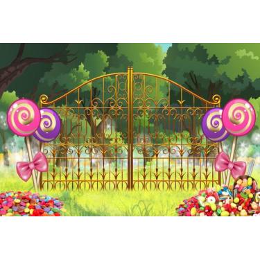 Imagem de Painel de Lona Doces Terra dos Doces Portão de Entrada - Fabrika de Fe