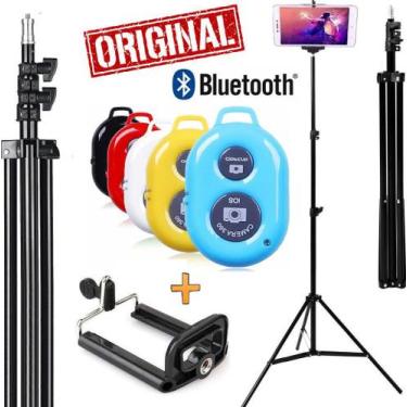 Imagem de Tripé Universal Suporte Celular Ajustável Profissional Para Iluminação