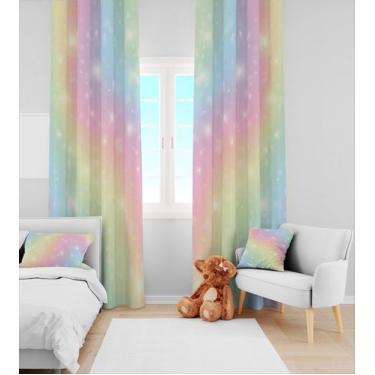 Imagem de Kit Quarto Infantil Tie Dye Candy Brilhos - 3 Itens - Core Decore
