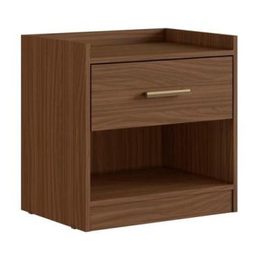 Imagem de Mesa de Cabeceira Édez Anila, Nogueira - Herval