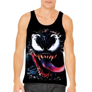 Imagem de Camisa Regata Verão Adulto Infantil Venom Homem Aranha Multiverso - PR