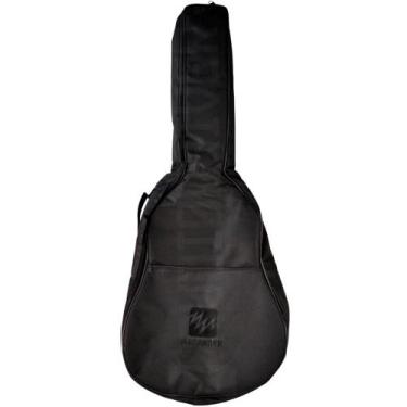 Imagem de Capa para Violão Folk Luxo "Bordado Audiodriver Preto" - JN