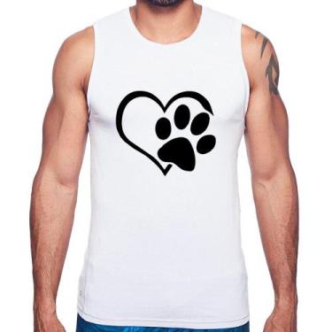 Imagem de Regata Coração Patinha - Foca na Moda, Branco, M