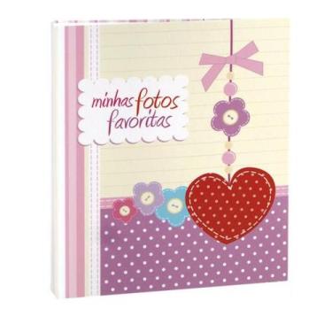 Imagem de Álbum de Fotografia Infantil 40 Fotos 13x18 Rebites Ical