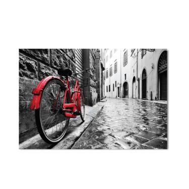 Imagem de Placa Decorativa MDF Foto Bicicleta Itália 30x40 - Quartinhos