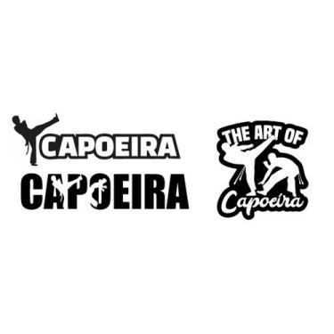 Imagem de Kit 3 Adesivos ou individual CAPOEIRA - 20 cm - PGG Impressão Digital,