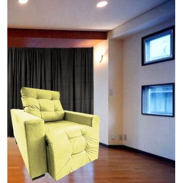 Imagem de Poltrona Amamentação Retratil E Reclinavel Sala Quarto Mamae Cris - Be