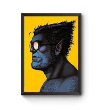 Imagem de Poster Moldurado X Men Fera - Fanarte