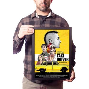 Imagem de Poster Com Moldura A3 Filme Taxi Driver - Fanarte