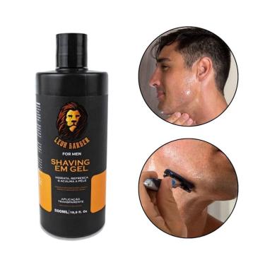 Imagem de Shaving Gel Barbear Refrescante Aplicação Transparente 500ml