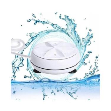 Imagem de Lavadoura de Roupas Portátil  Pequena Balde Para Viagem Apartamento - 