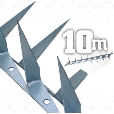Imagem de 10m Lança Dupla para muro espeto cortante 2mm - 10 metros - JJ