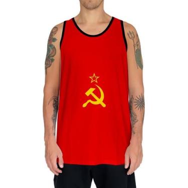 Imagem de Camiseta Regata Comunista Comunismo Foice Martelo Art 3 - Enjoy Shop, 