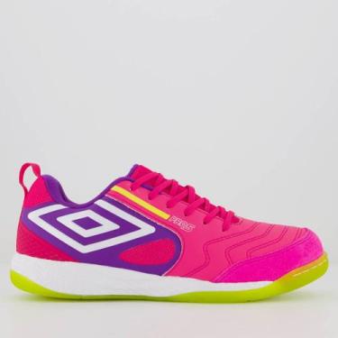 Imagem de Chuteira Umbro Pro 5 Bump Futsal Rosa, 44