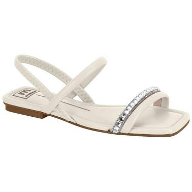 Imagem de Sandalia Rasteira Moleca Calce Facil Tira De Brilho 5462.111