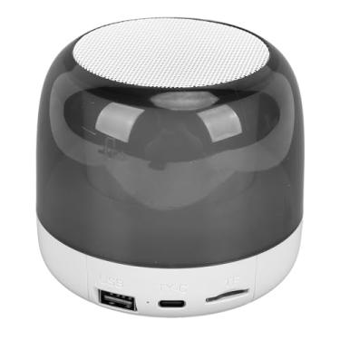 Imagem de Alto-falante Portátil, Som Surround de 360 ​​graus, Unidade Flash USB, Suporte de Alto-falante para Uso Externo (Branco)