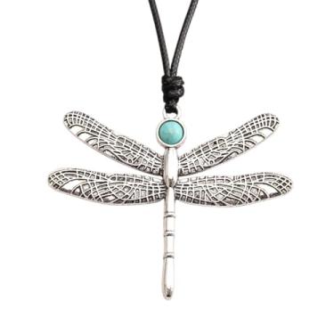 Imagem de Bjesinmo Colar de couro feminino longo boho pingente hippie colar boêmio corda de couro em camadas joias de madeira presentes, Couro sintético, Sem Pedra Preciosa