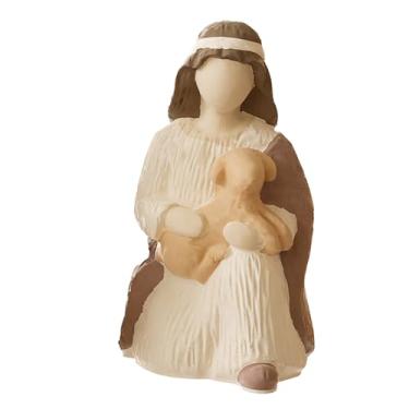 Imagem de Molde de presépio molde de presépio molde de Jesus molde de vela Maria molde de anjo molde de fundição de resina moldes de silicone para vela decoração de casa molde 3D animal molde de fabricação de