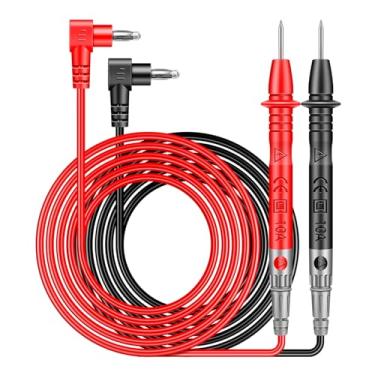 Imagem de pt840 1000v 10a multímetro digital sonda universal teste chumbo agulha pino fio caneta cabo kit atual voltímetro tester fio