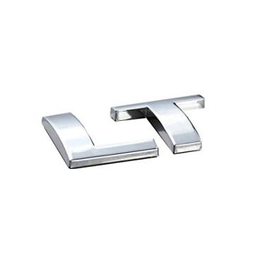 Imagem de Aimoll 1 x substituição para LT Letter Emblema de plástico, emblema 3D Chevrolet Cruze Silverado (cromado)