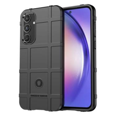 Imagem de Zoeirc Capa para Galaxy A55 5G, para Samsung A55 SM-A556U, capa de TPU resistente à prova de choque de grau militar e capa de proteção de lente de câmera para celular para Samsung Galaxy A55 5G preta