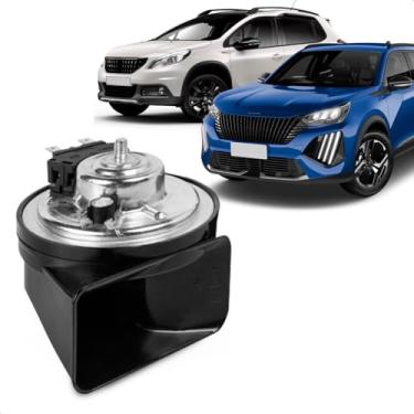 Imagem de Buzina Automotiva Fiamm Pgt 2008 2015 A 2025 Am80Sx H Conector Jpt Agudo 12V Caracol 2 Terminais