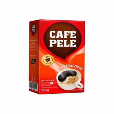 Imagem de Café pelé extraforte vácuo torrado e moído pilão 500g