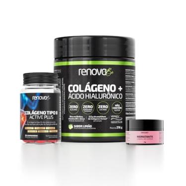 Imagem de Kit Colágeno Verisol Pele e Colágeno Tipo 2 Ossos Renova Be (1 Limão - Tipo II)
