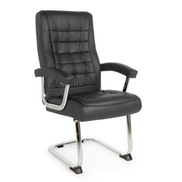 Imagem de Cadeira de Escritório Estofada Presidente Premium Base Fixa - Preto
