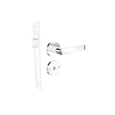 Imagem de Fechadura Banheiro Soprano Pali Roseta Cromada 40mm