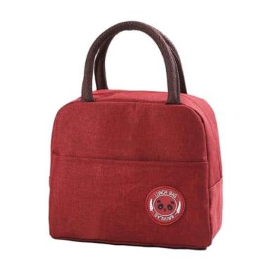 Imagem de Bolsa Térmica Necessaire Portátil Lancheira Dobrável Organizadora Multifuncio