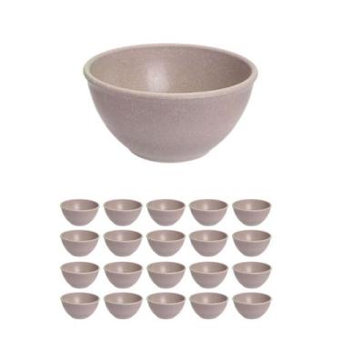 Imagem de 20UN TIGELA 300ml BOWL CUMBUCA SOPA CALDO CINZA - Evo