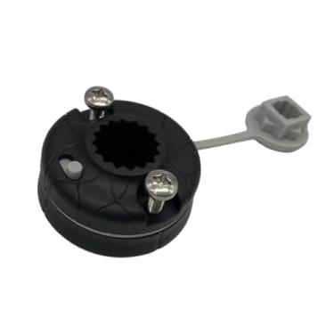 Imagem de UGPLM Base de fixação de bandeira de caiaque Base multifuncional Suporte de pólo leve para bote para bote, canoa, barco de pesca, iate