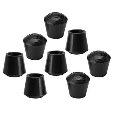 Imagem de uxcell 8 peças bonés de mesa com pontas para pés de mesa de borracha antiderrapante protetor de chão para evitar arranhões, a18121500ux0043, 14mm/9/16"