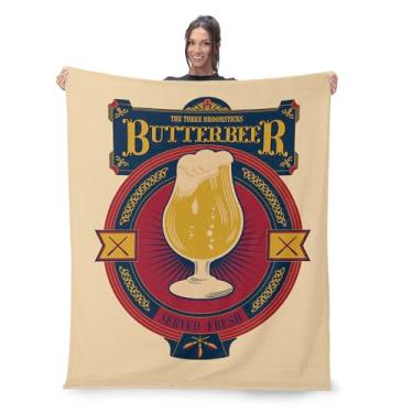 Imagem de Cobertor Warner Bros. Harry Potter servido fresco, toque de seda, aconchegante para todas as estações, leve para sofá, roupa de cama para meninos e meninas, 152 x 203 cm