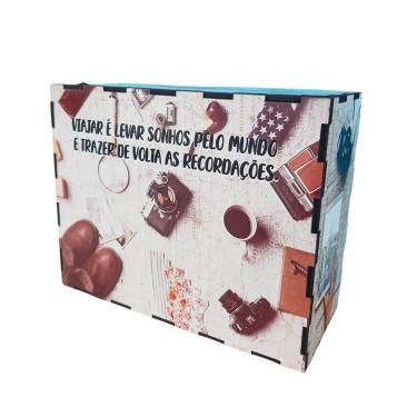 Imagem de Cofre Desafio Nossa Viagem Dos Sonhos Em Mdf Junte 40 Mil